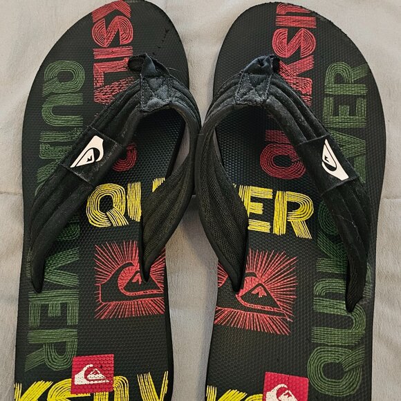 Quicksilver Flip Flops - Picture 1 of 4